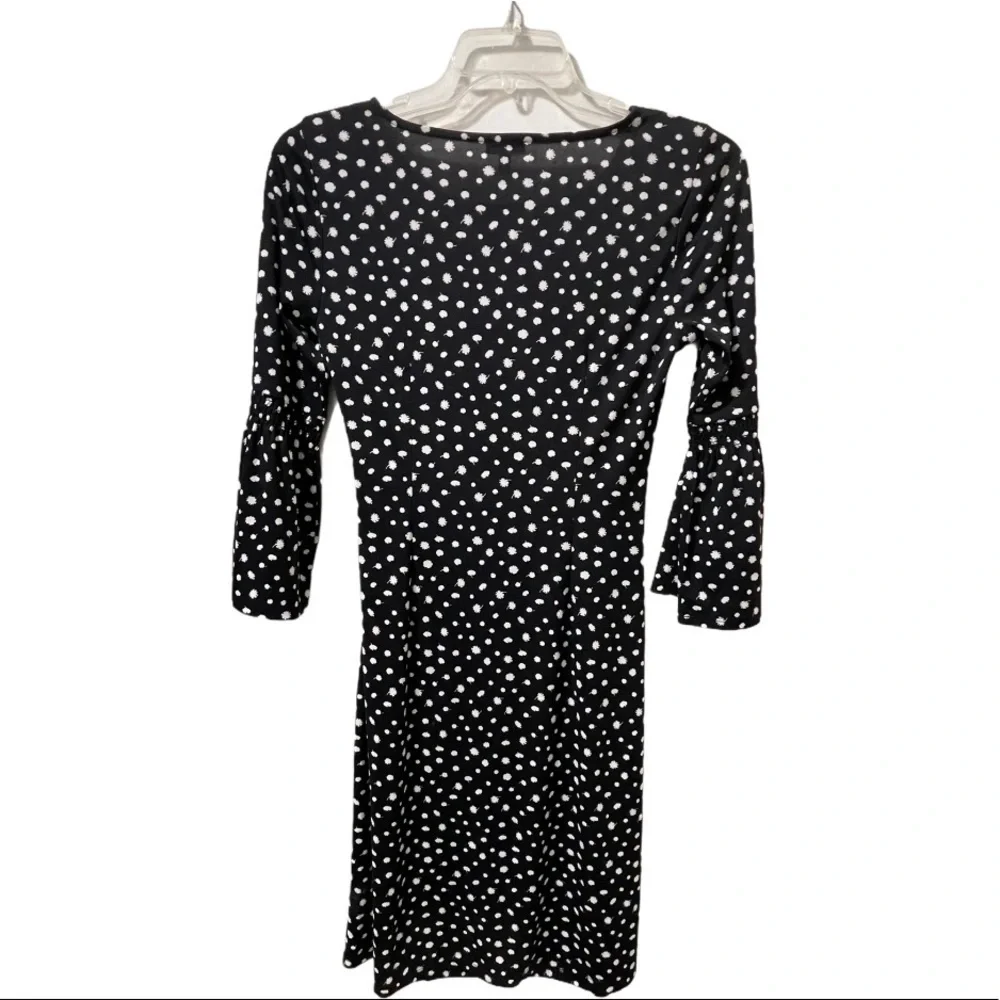 NWT- Talbots Dandelions dress. Size medium. Black and white - Picture 5 of 6